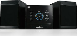 IQ Ηχοσύστημα CD-312 20W με CD / Digitale Medien Player και Bluetooth Schwarz