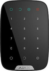 Ajax Systems KeyPad Ασύρματο Πληκτρολόγιο Συναγερμού Αφής σε Μαύρο Χρώμα
