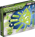 Geomag Μαγνητικό Παιχνίδι Κατασκευών Glow 40 TEM για Παιδιά 3+ Ετών