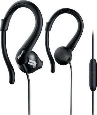 Philips ActionFit SHQ1255TBK/00 Earbuds Handsfree with 3.5mm Connector Black