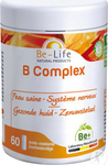 Be-Life B Complex Vitamina pentru Energie, Întărirea Sistemului Imunitar & Sistemul Nervos 75mg 60 capace