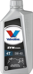 Valvoline SynPower 4T Synthetic 5W-40 4-Stroke Motorcycle Motor Oil 1lt