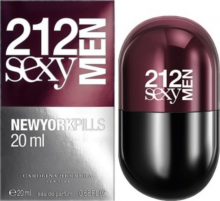 Carolina Herrera 212 Sexy Men Pills Eau De Toilette 20ml Skroutzgr 0172