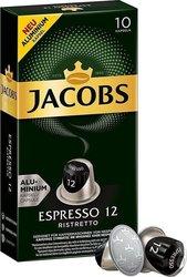 Jacobs Κάψουλες Espresso Ristretto Συμβατές με Μηχανή Nespresso 10caps