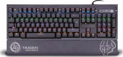 Zeroground KB-2400G Taigen v2.0 Gaming Mechanical Keyboard with Custom Switch and RGB Lighting (English US)