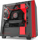 NZXT H400i Gaming Midi-Turm Computergehäuse mit RGB-Beleuchtung Rot