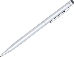 LogiLink Touchpen mit integriertem Kugelschreiber Silber