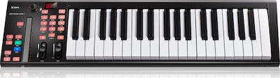 iCON Midi Keyboard με 37 Πλήκτρα σε Μαύρο Χρώμα