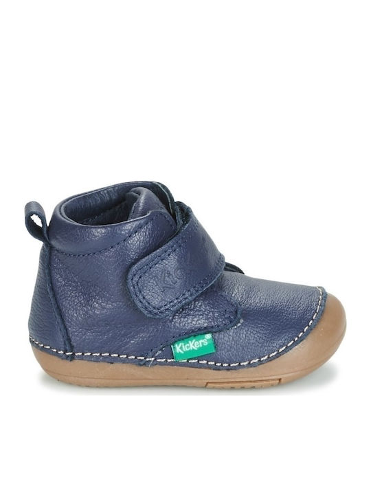 Kickers cu Velcro Albastru