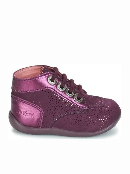 Kickers Kids Boots Purple