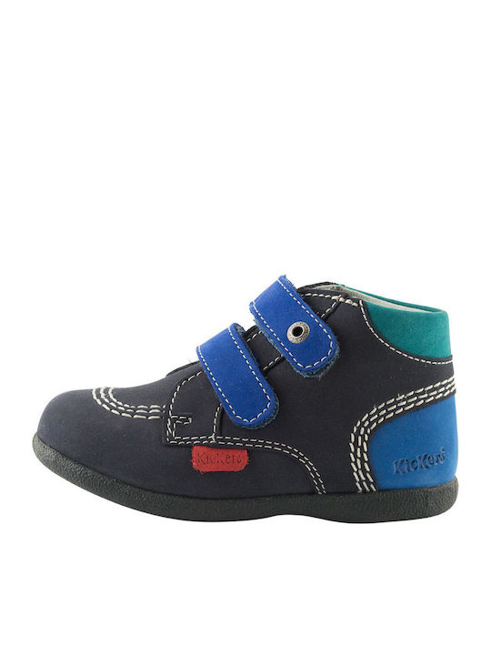 Kickers cu Velcro Albastru