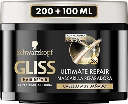 Gliss Hair Repair Ultimate Repair Μάσκα Μαλλιών για Επανόρθωση με Κερατίνη 300ml