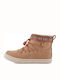 Toms Kids Suede Snow Boots with Hoop & Loop Closure Beige