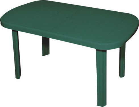914 Outdoor Dinner Free Standing Plastic Table Cypress 142x84x70cm