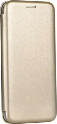 Forcell Elegance Synthetic Leather Book Gold (Galaxy J7 2017)