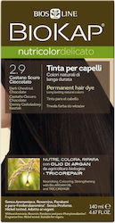Biosline Biokap Nutricolor Delicato No 2.9 Dark Chocolate Brown Hair Dye