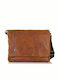 Leder Herrentasche Bote Tabac Braun