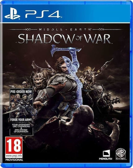 Middle-earth Shadow of War PS4 Game (Used)