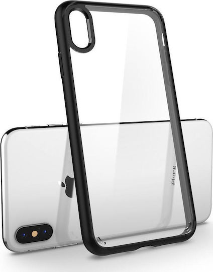 Spigen Ultra Hybrid Back Cover Πλαστικό Μαύρο (iPhone X / Xs)