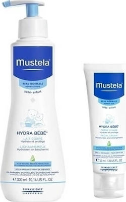 Mustela Hydra Bebe Body Milk & Gesichtscreme Milch für Feuchtigkeit 300ml