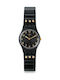 Swatch Posh N Flex Watch with Black Metal Bracelet