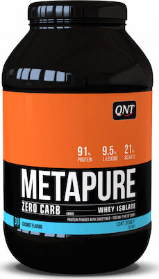 QNT Metapure Zero Carb Whey Isolate Πρωτεΐνη Ορού Γάλακτος με Γεύση Coconut 908gr