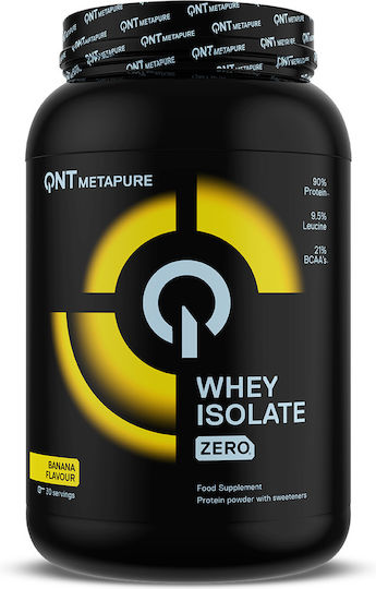QNT Metapure Zero Carb Whey Isolate Πρωτεΐνη Ορού Γάλακτος με Γεύση Μπανάνα 908gr