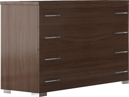 Συρταριέρα Κρεβατοκάμαρας P18 Kastanie mit 4 Schubladen 100x39x73cm