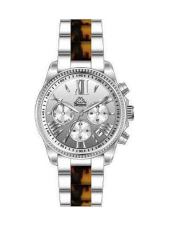 Kappa Watch with Silver Metal Bracelet KP-1413L-C