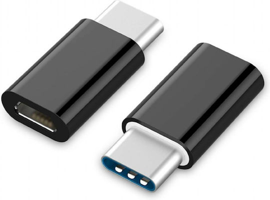 Cablexpert Μετατροπέας USB-C male σε micro USB female 1τμχ A-USB2-CMMF-01