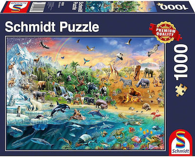 Ζωικό Βασίλειο Puzzle 2D 1000 Pieces