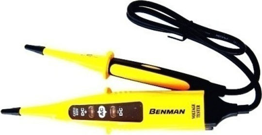 Benman Voltage Tester 71148 AC/DC CAT III with Measurement Range 12 - 600V