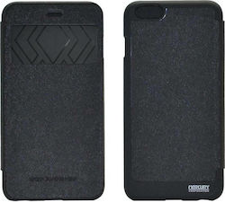 Mercury Wow Bumper Carte Piele artificială Negru (Galaxy S8) WB-0097