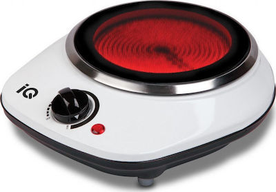 IQ Ceramic Countertop Single Burner White