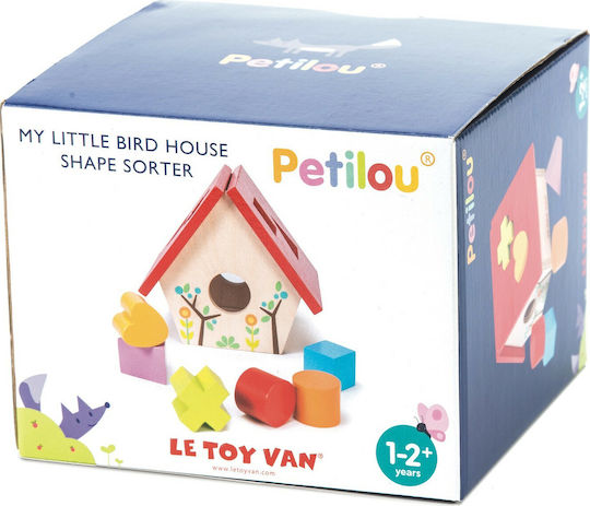 Le Toy Van Παιχνίδι Ταξινόμησης Σχημάτων Παιχνίδι Σχημάτων Φωλιά Πουλιού από Ξύλο για 12+ Μηνών