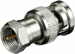 Goobay 11847 F-Stecker männlich zu BNC männlich