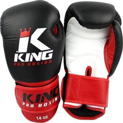 King Pro Boxing KPB/BG-1 Δερμάτινα Γάντια Πυγμαχίας για Αγώνα Πολύχρωμα