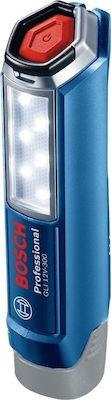 Bosch Arbeitslampe Wiederaufladbar LED mit einer Helligkeit von bis zu 300lm GLI 12V-300 (Solo)