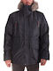 Emerson Men's Winter Parka Jacket Navy Blue