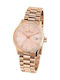 Hoops Watch with Pink Gold Metal Bracelet 2590LG05