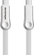Nillkin Plus III Flat USB 2.0 Cable USB-C Male - Micro USB-A White 1m