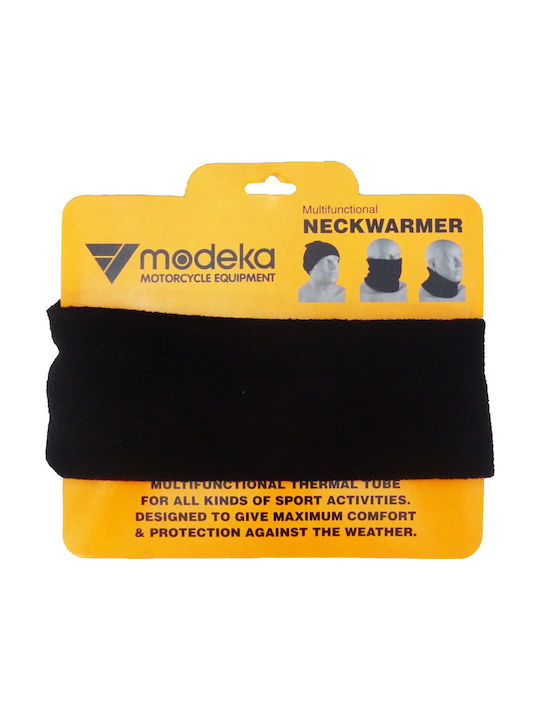 Modeka Neck Warmer Περιλαίμιο Αναβάτη Μοτοσυκλέτας Fleece Μαύρο Χρώμα