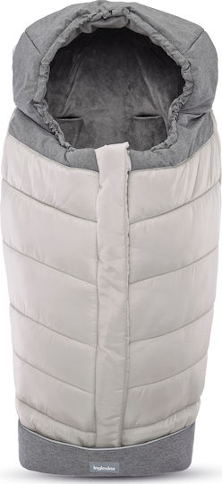 Inglesina Stroller Footmuff with Fleece Lining 93x52cm Silver