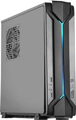 Silverstone Raven RVZ03 Gaming Mini Tower Κουτί Υπολογιστή με RGB Φωτισμό Μαύρο