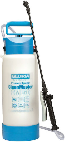 Gloria Cleanmaster CM 50 Пръскачка под налягане Чанта за ръка с Капацитет 5лт 3бар в Бял цвят