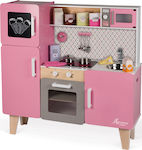 Janod Kids Kitchen Macaron Maxi Cooker made of Wood for 3+ Years Old 100 cm.