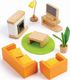Hape Happy Family Wooden Living Room Furniture for Dollhouse