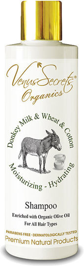 Venus Secrets Donkey Milk Wheat & Cotton Donkey Milk Hair Care Шампоан За Всички Типове Коса 250мл
