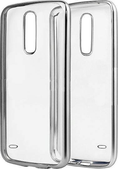 Powertech Задна корица Метал Сребрист (LG K10)