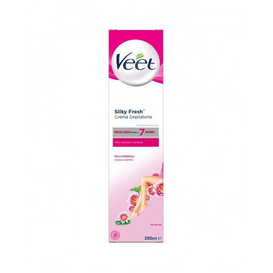 Veet Silk & Fresh Haarentfernungscreme Für Füße 200ml